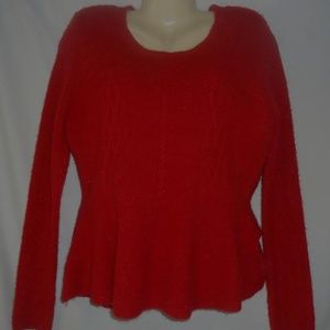 Women's Elle NWT Red Pullover Sweater XL